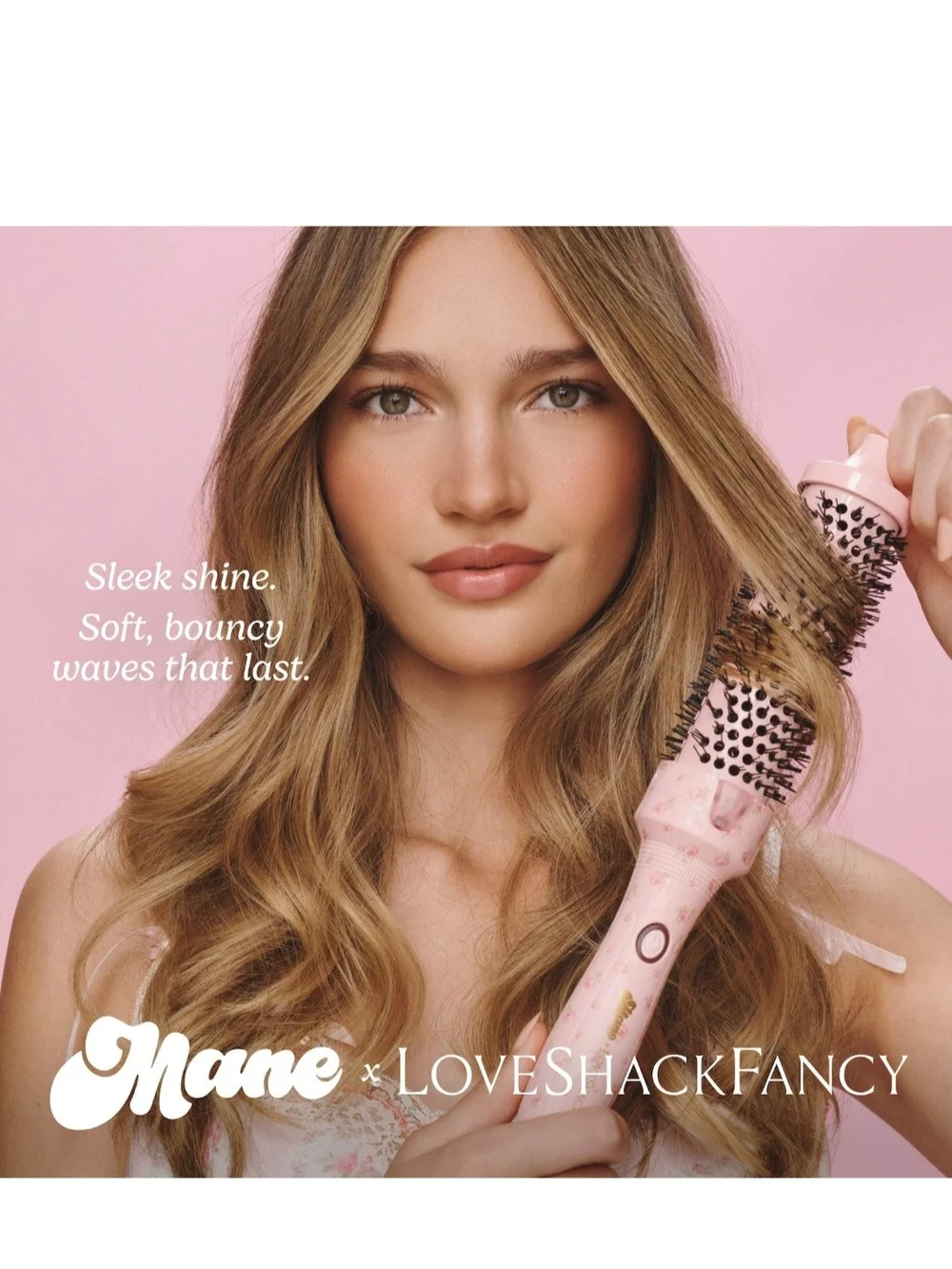 Mane x Love Shack Fancy Medium Hot Thermal Round Brush